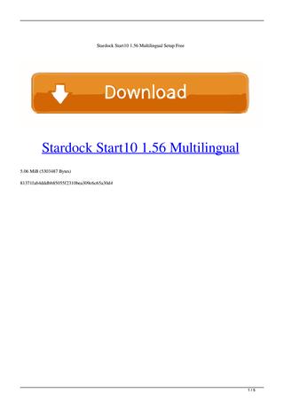 Stardock Start10 1.61 Crack